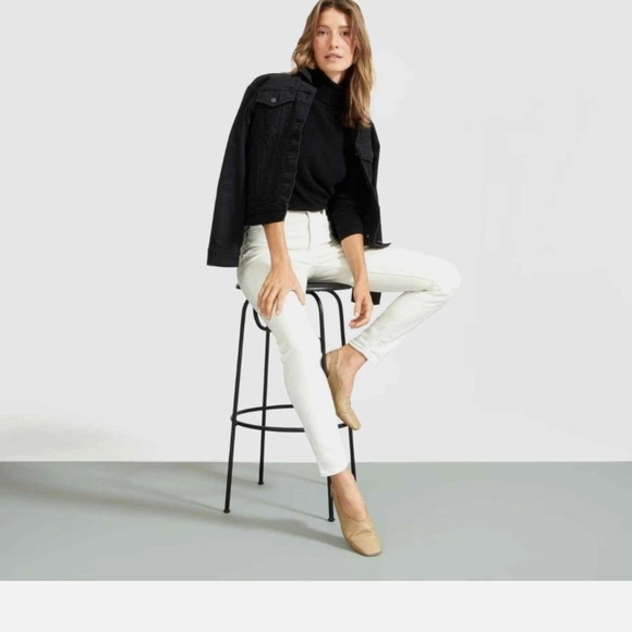 Everlane Denim - Everlane White Skinny Jeans High-Waisted